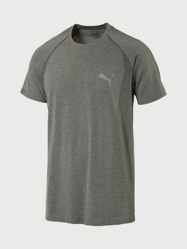 Tričko Puma evoKNIT Basic Tee Šedá