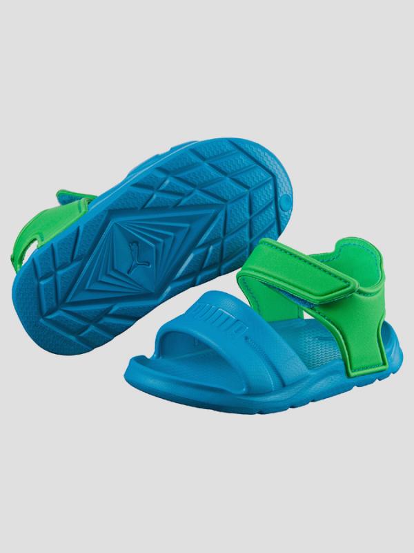 Boty Puma Wild Sandal Injex Inf Modrá