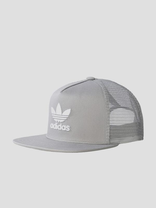 Kšiltovka adidas Originals TREFOIL TRUCKER Šedá
