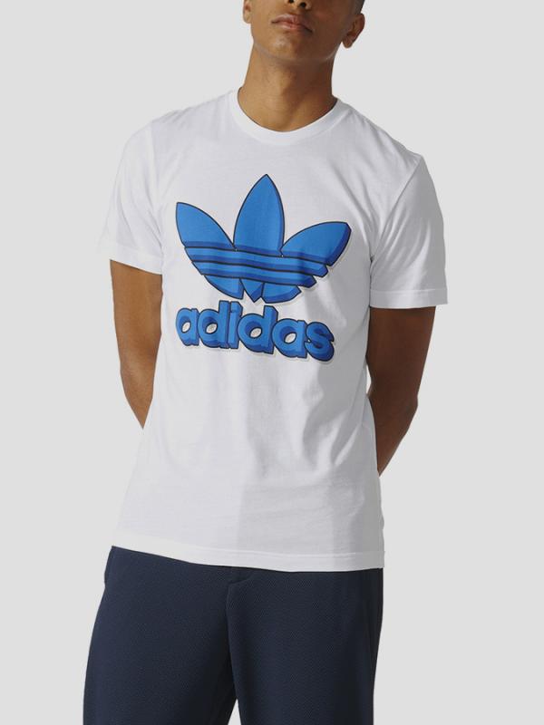 Tričko adidas Originals LKWHEEL Bílá