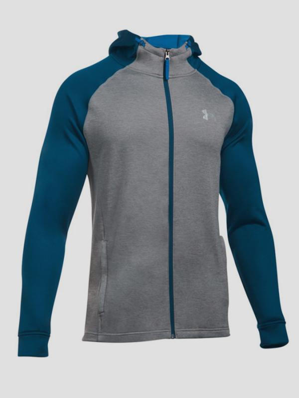 Mikina Under Armour Tech Terry Fitted FZ Hoodie Barevná