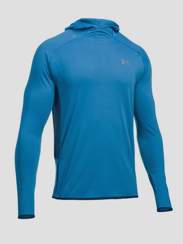 Mikina Under Armour Threadborne Streaker Hoodie Modrá