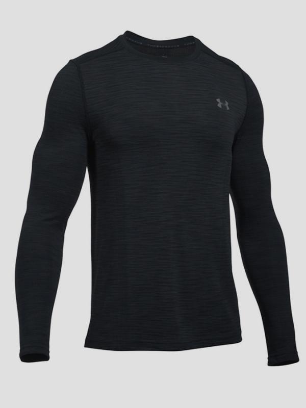 Tričko Under Armour Threadborne Seamless LS Černá