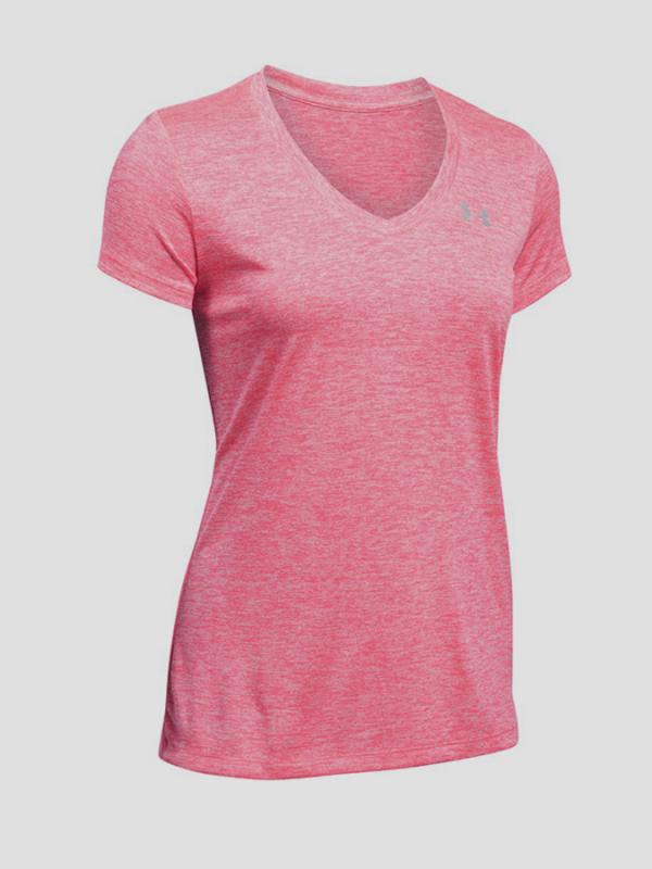 Tričko Under Armour Tech SSV - Twist Růžová