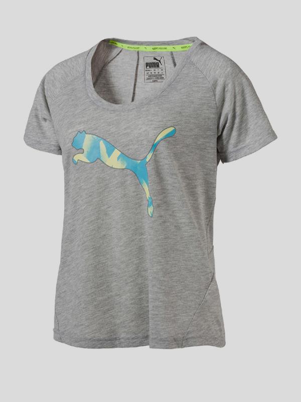 Tričko Puma ELEVATED Layer Tee W Šedá