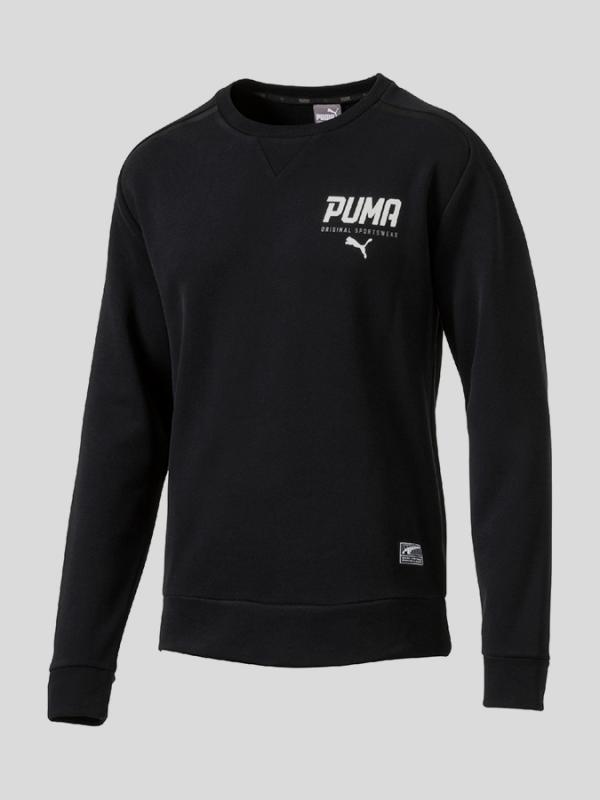Mikina Puma STYLE Tec Crew TR Černá