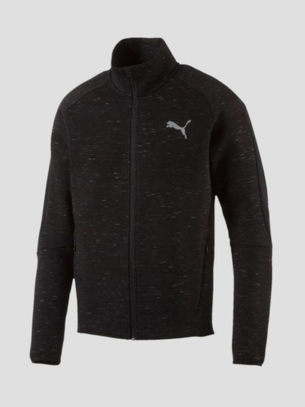 Bunda Puma Evostripe SpaceKnit Jacket Černá