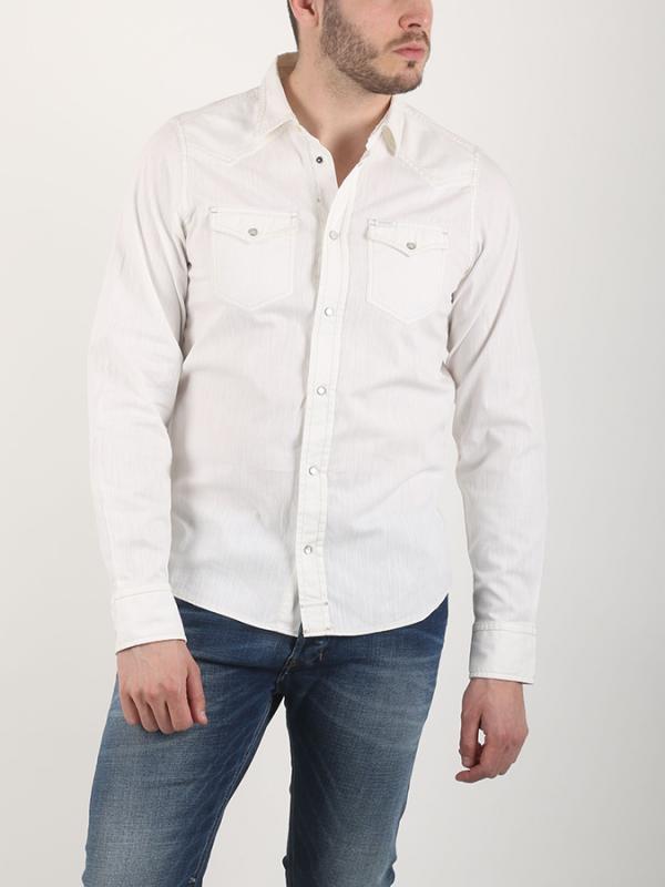Košile Diesel NEW-SONORA CAMICIA Bílá