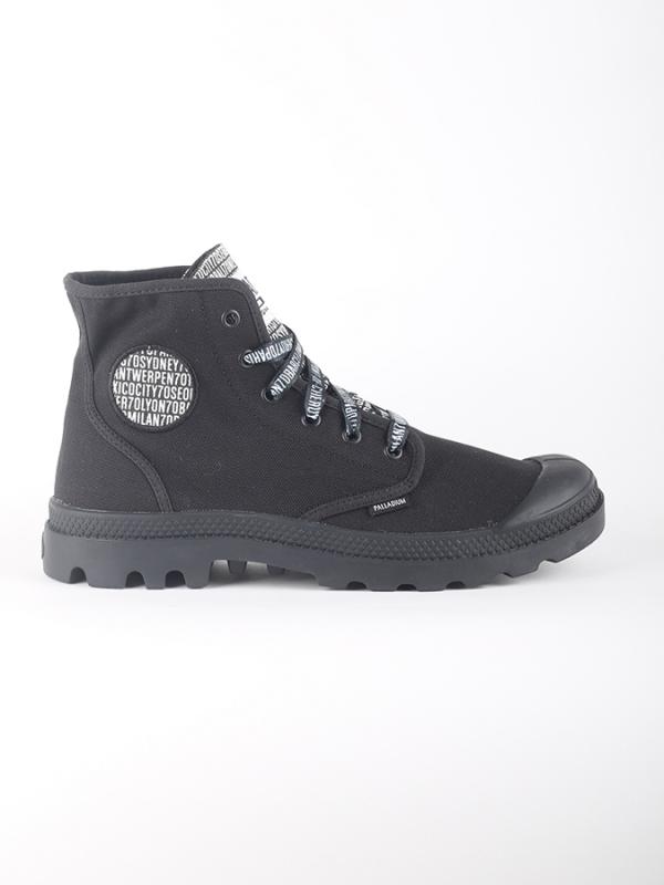 Boty Palladium Pampa Hi Černá
