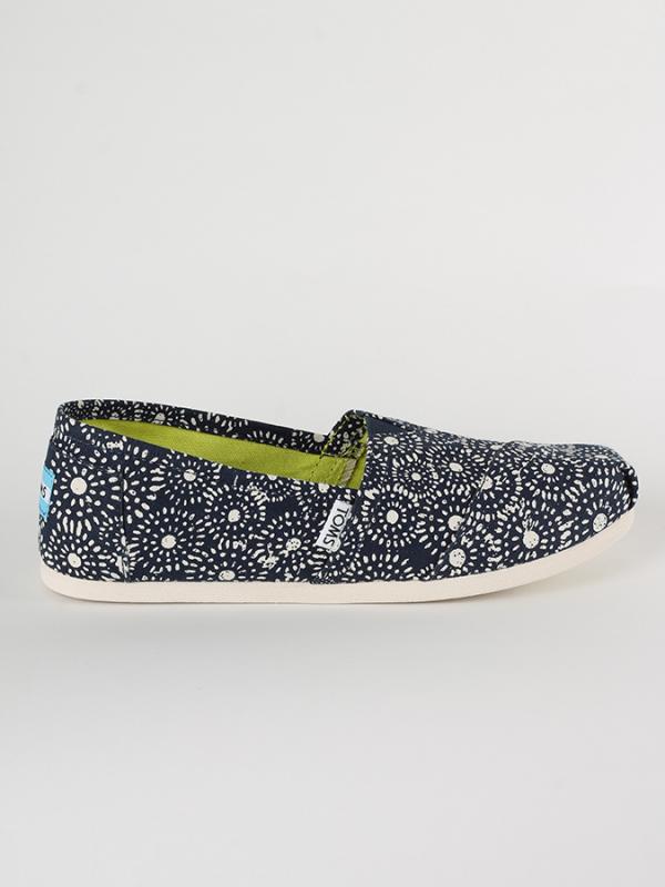 Boty Toms NVY SHIBORI DOTS WM ALPR ESP Modrá
