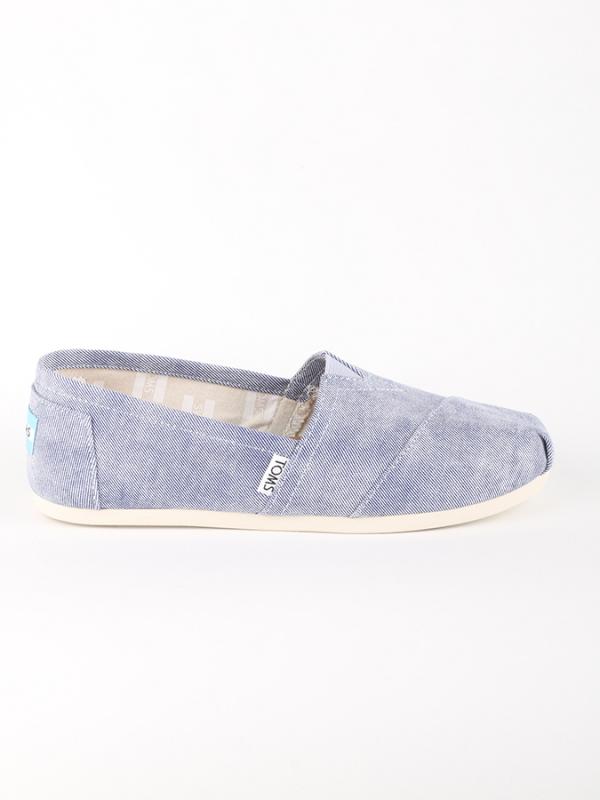 Boty Toms SLATE BLUE WASHED TWLL WM ALPR ESP Modrá