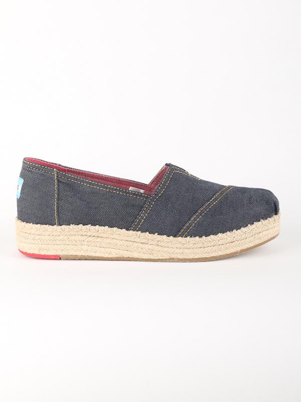 Boty Toms NVY DENIM WM PLATALP ESP Modrá