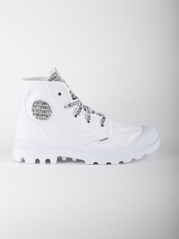 Boty Palladium Pampa Hi Bílá