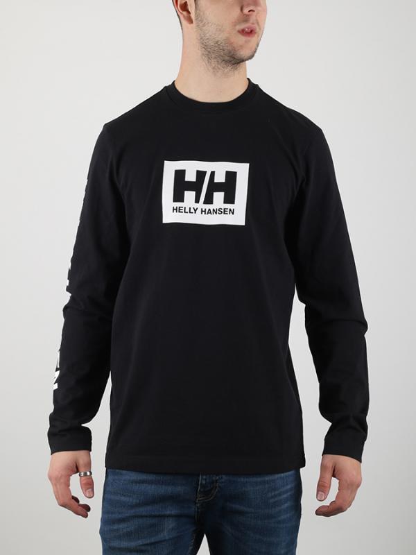 Tričko Helly Hansen NINETY FIVE LS TEE Černá