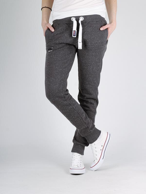 Tepláky Superdry ORANGE LABEL SLIM JOGGER Šedá