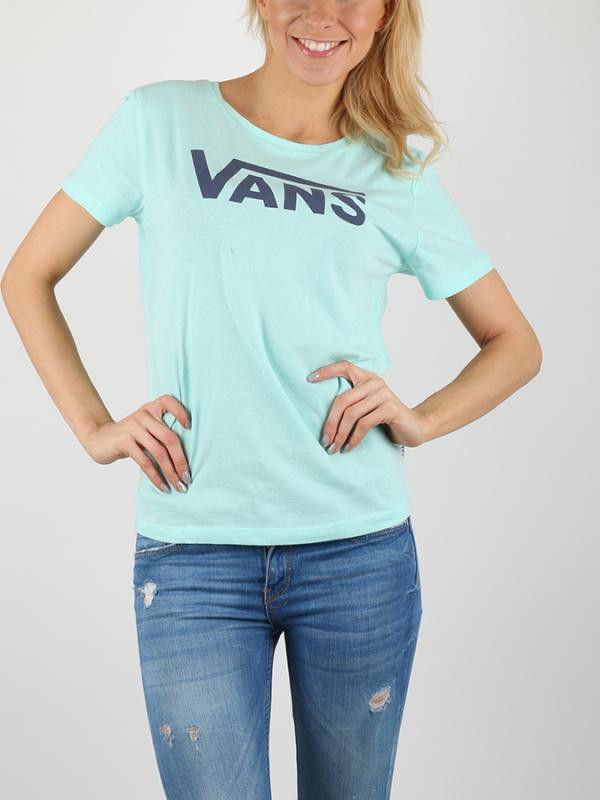 Tričko Vans Wm Flying V Crew Beach GlaSS Zelená