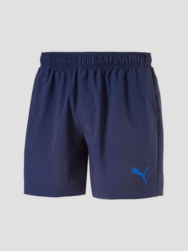 Kraťasy Puma ESS Woven Shorts 5" Peacoat-Vibrant Oran Modrá