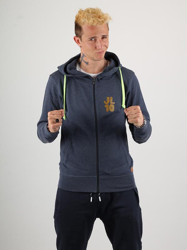 Mikina JL10 M-Jersey sweat 2 by Julius Lavický Modrá