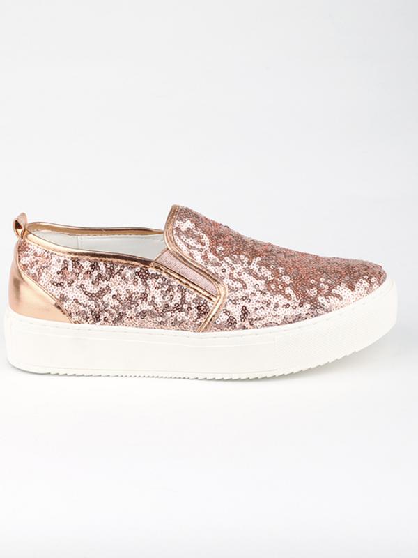 Boty Primadonna CALZATURA SNEAKERS PAILETTES ARAN Růžová