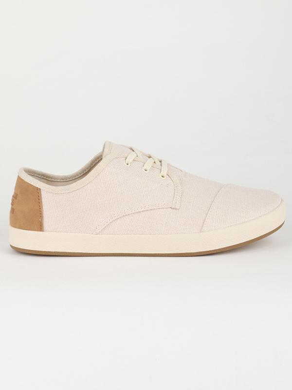 Boty Toms NATURAL BURLAP MN PASO SNEAK Béžová