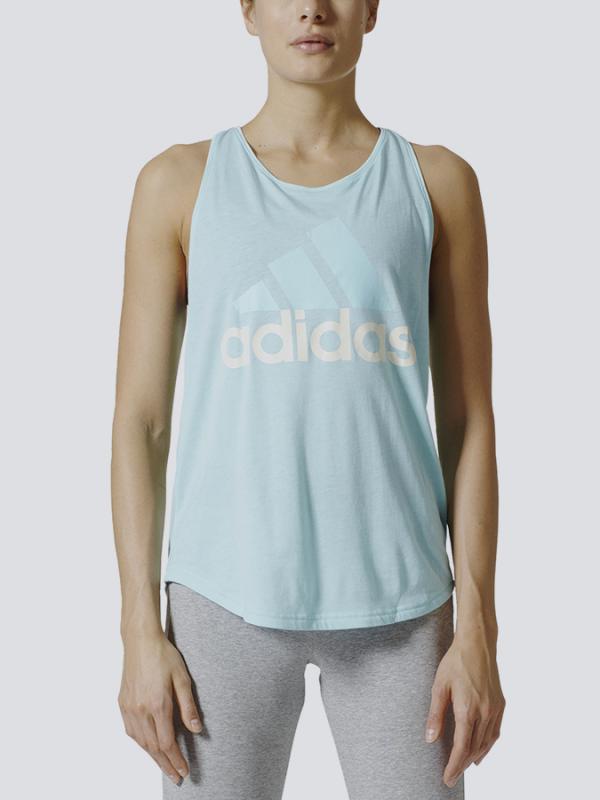 Tílko adidas Performance ESS LIN LO TANK Modrá