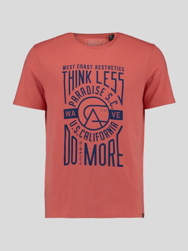 Tričko O´Neill LM THINK LESS, DO MORE T-SHIRT Oranžová