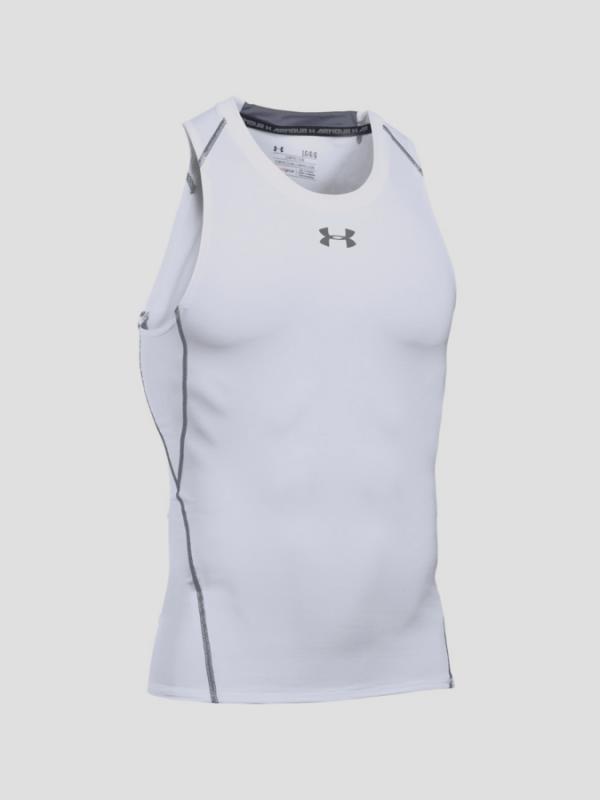 Kompresní tričko Under Armour HG Tank Bílá