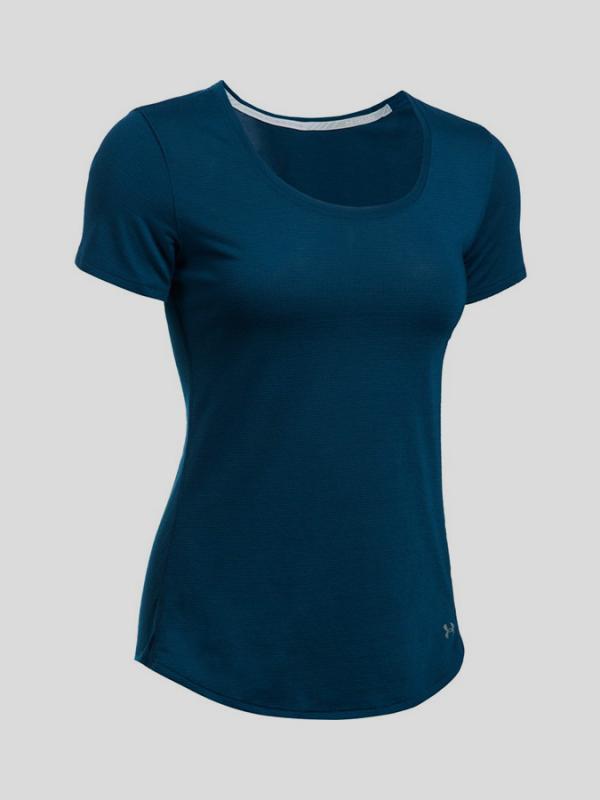Tričko Under Armour Threadborne Streaker SS Modrá