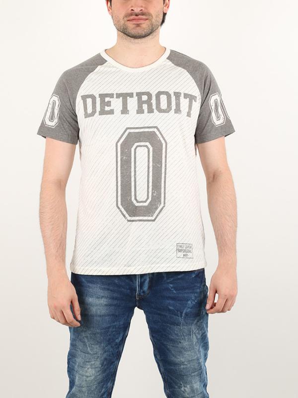 Tričko Alcott T SHIRT DETROIT Bílá