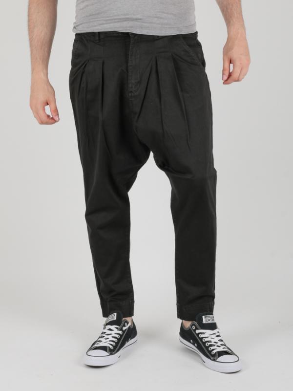 Kalhoty Alcott FRONT PINCES CARROT FIT Černá