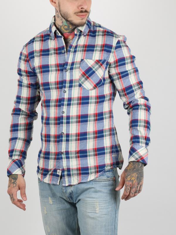 Košile Alcott TWILL NAPS CHECK Červená