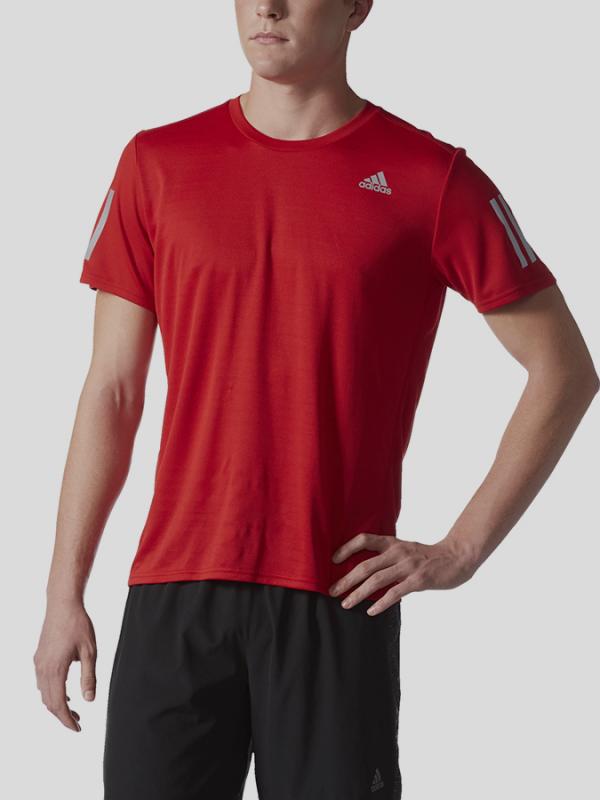 Tričko adidas Performance RS SS TEE M Červená