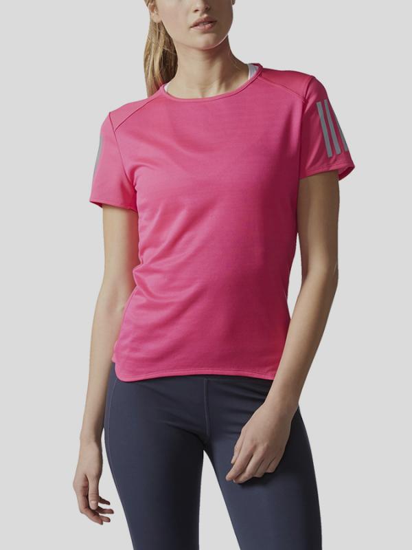 Tričko adidas Performance RS SS TEE W Růžová