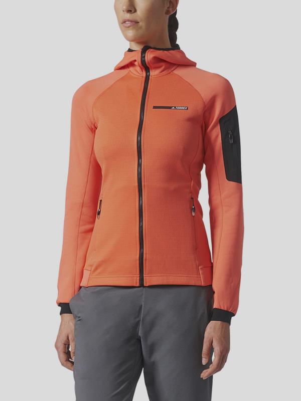 Mikina adidas Performance TX W STOCKH HOJ Oranžová