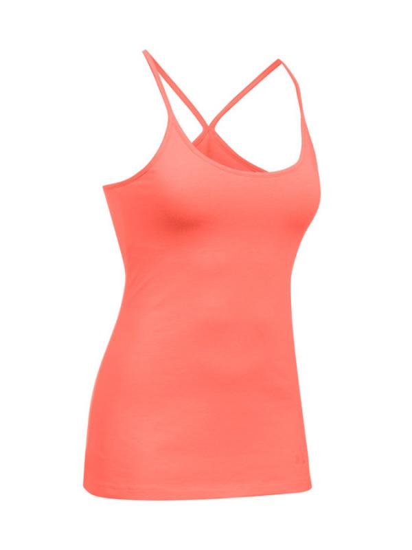 Tílko Under Armour Favorite Shelf Bra Cami Oranžová