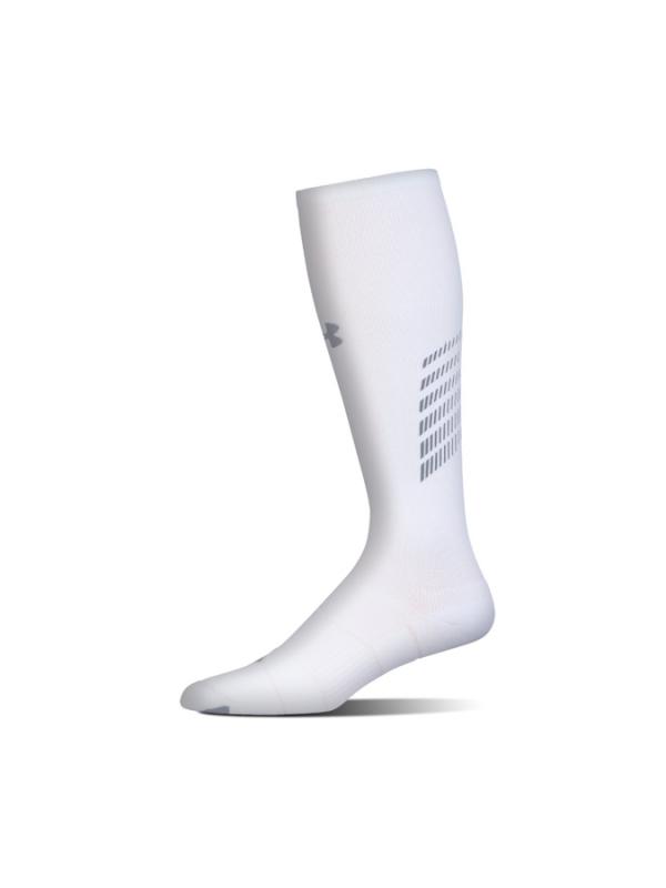 Ponožky Under Armour Run Reflective OTC Bílá
