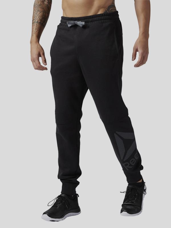 Tepláky Reebok WOR BL COT PANT Černá