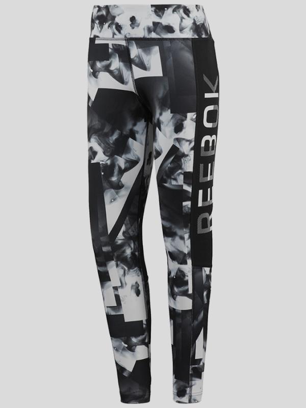Legíny Reebok WOR  SMOKE PRINT TIGHT Barevná
