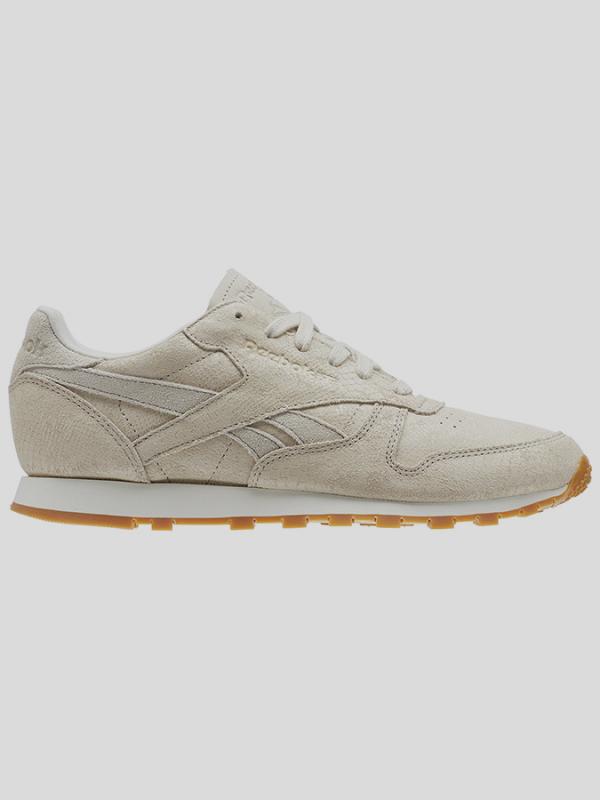 Boty Reebok Classic CL LTHR CLEAN EXOTICS Šedá