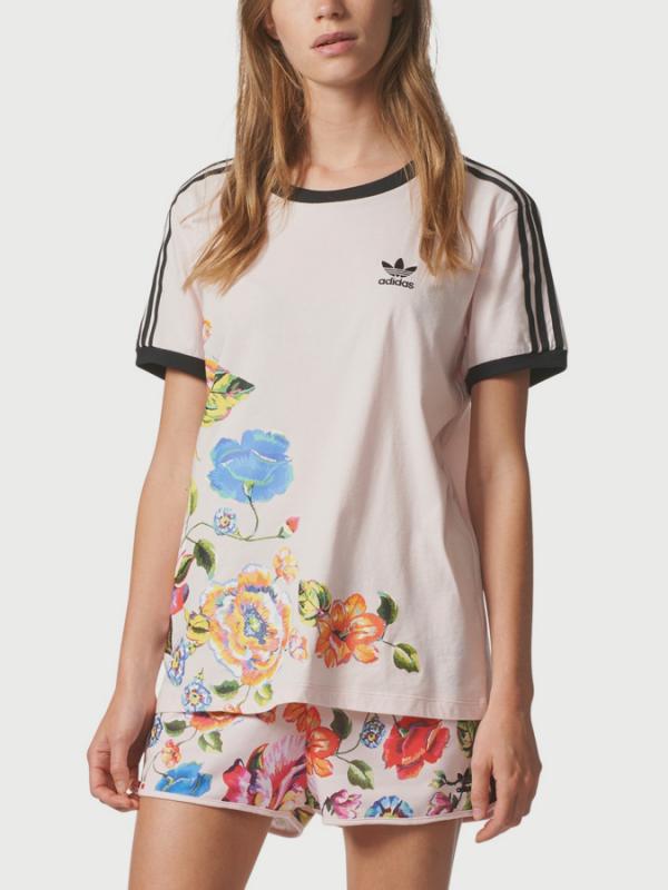 Tričko adidas Originals FLORALITA TEE Barevná