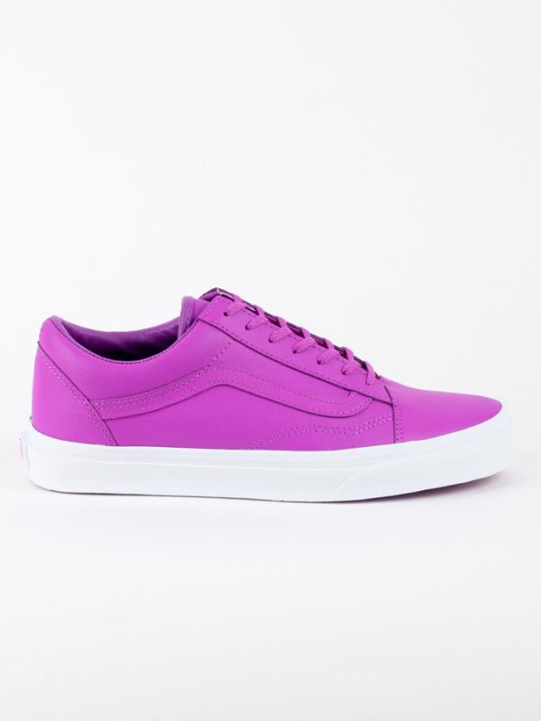 Boty Vans UA OLD SKOOL (NEON LEATHE Růžová