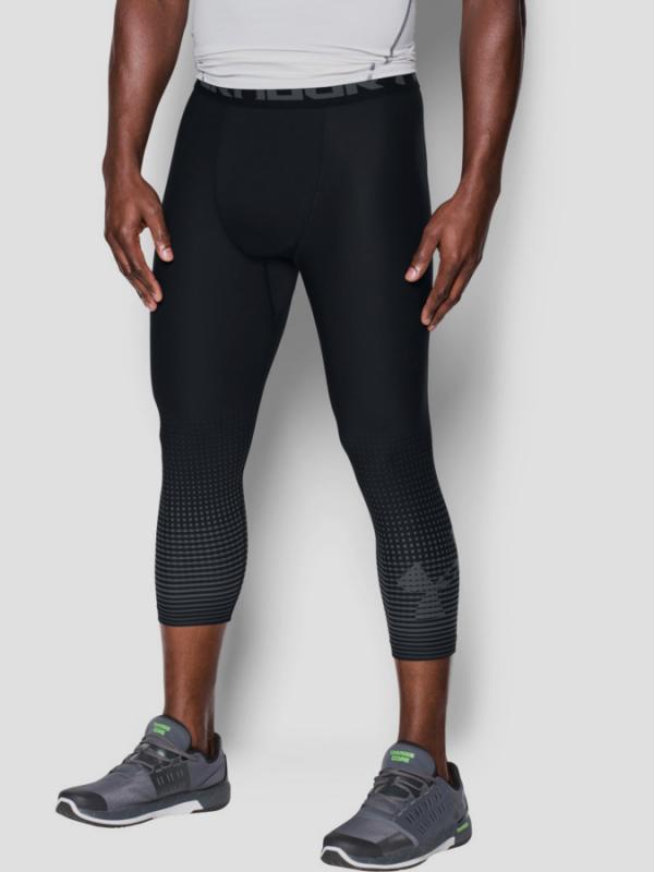Kompresní legíny Under Armour HG Comp Graphic 3/4 Černá