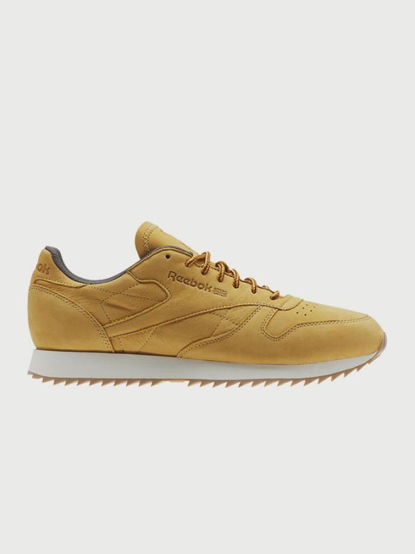 Boty Reebok Classic CL LEATHER RIPPLE WP Hnědá