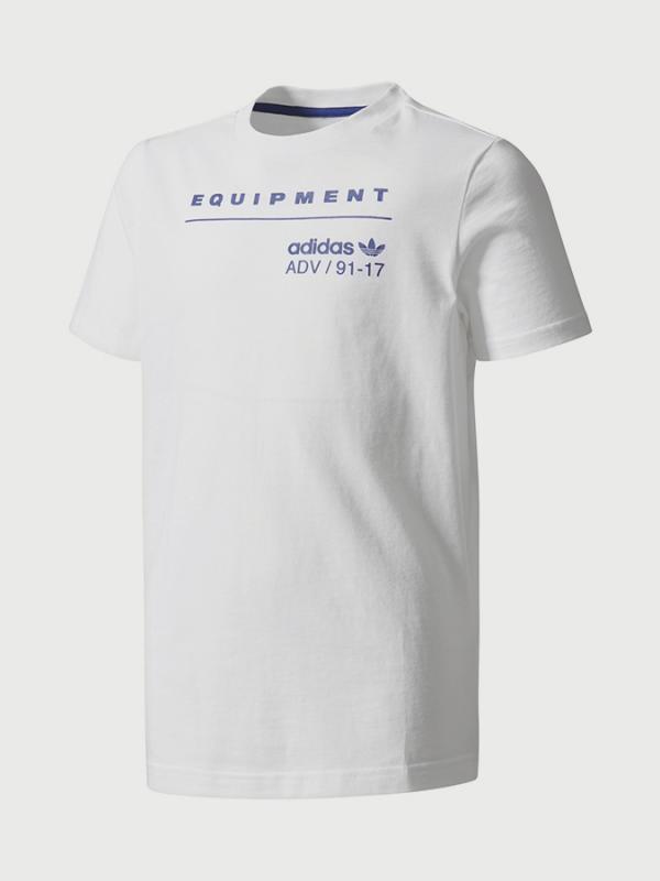 Tričko adidas Originals J EQT TEE Bílá
