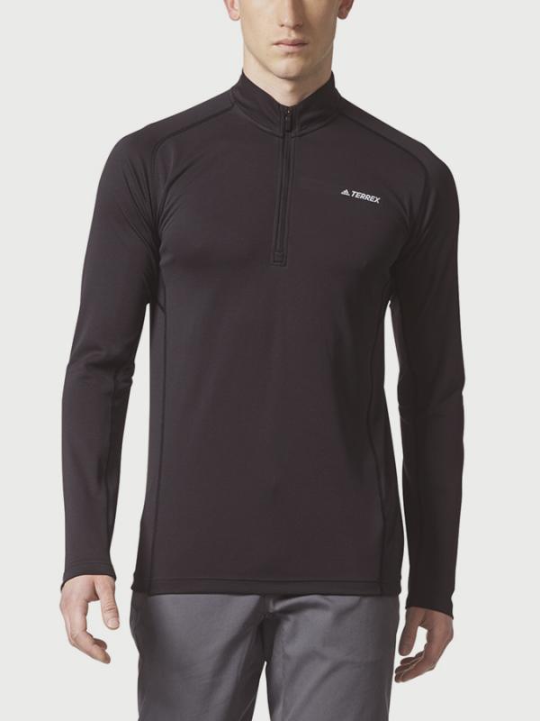 Tričko adidas Performance TraceRo 1/2 LS Černá