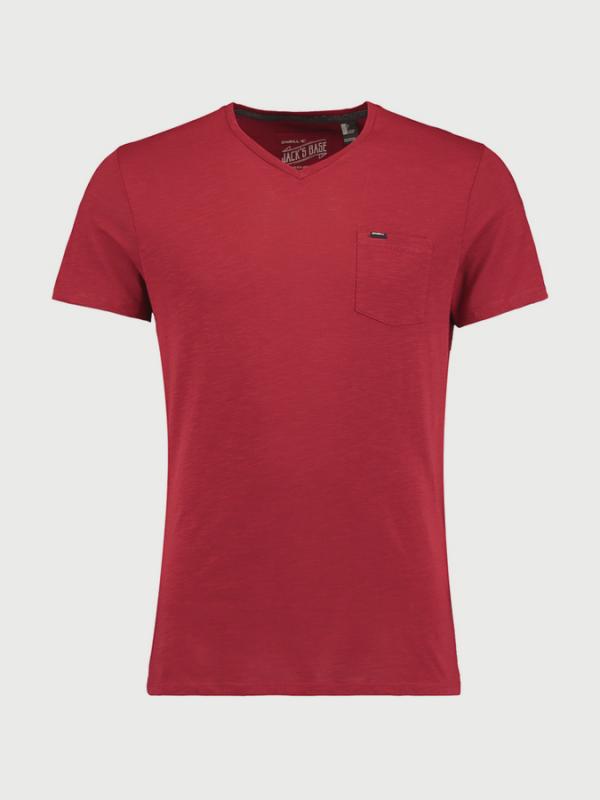 Tričko O´Neill LM Jacks Base V-Neck T-Shirt Červená
