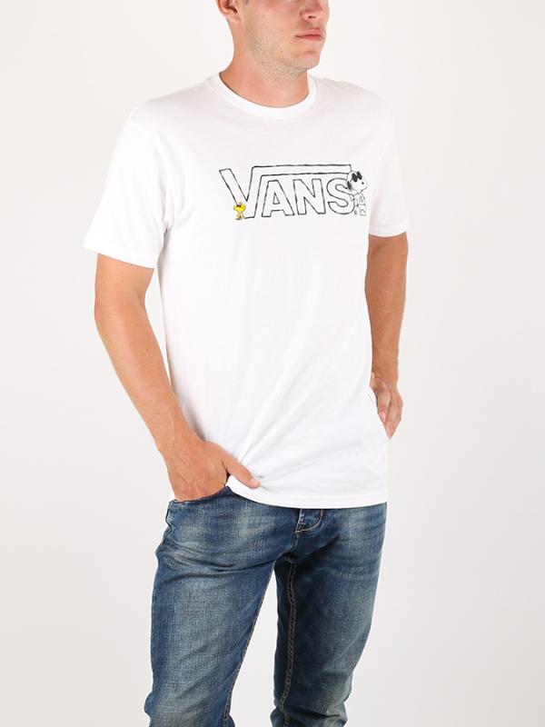 Tričko Vans MN PEANUTS SS WHITE Bílá