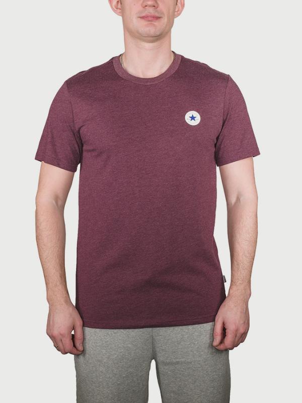 Tričko Converse Core Left Chest Cp Crew Tee Červená