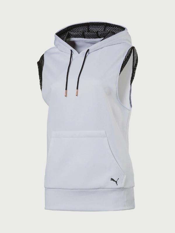 Mikina Puma Explosive Sleeveless Hoodie Bílá