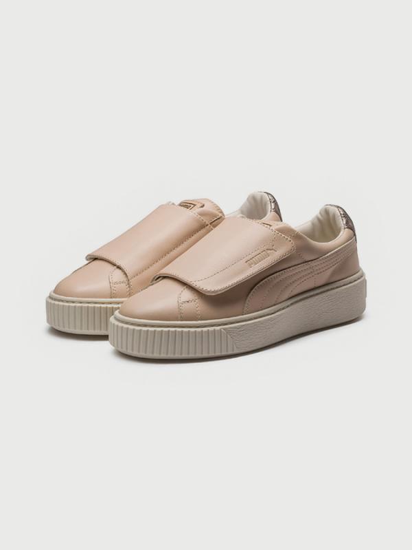 Boty Puma Platform Strap Up Wn s Hnědá